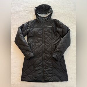 Columbia Women's Dark Gray Quilted Ski Jacket